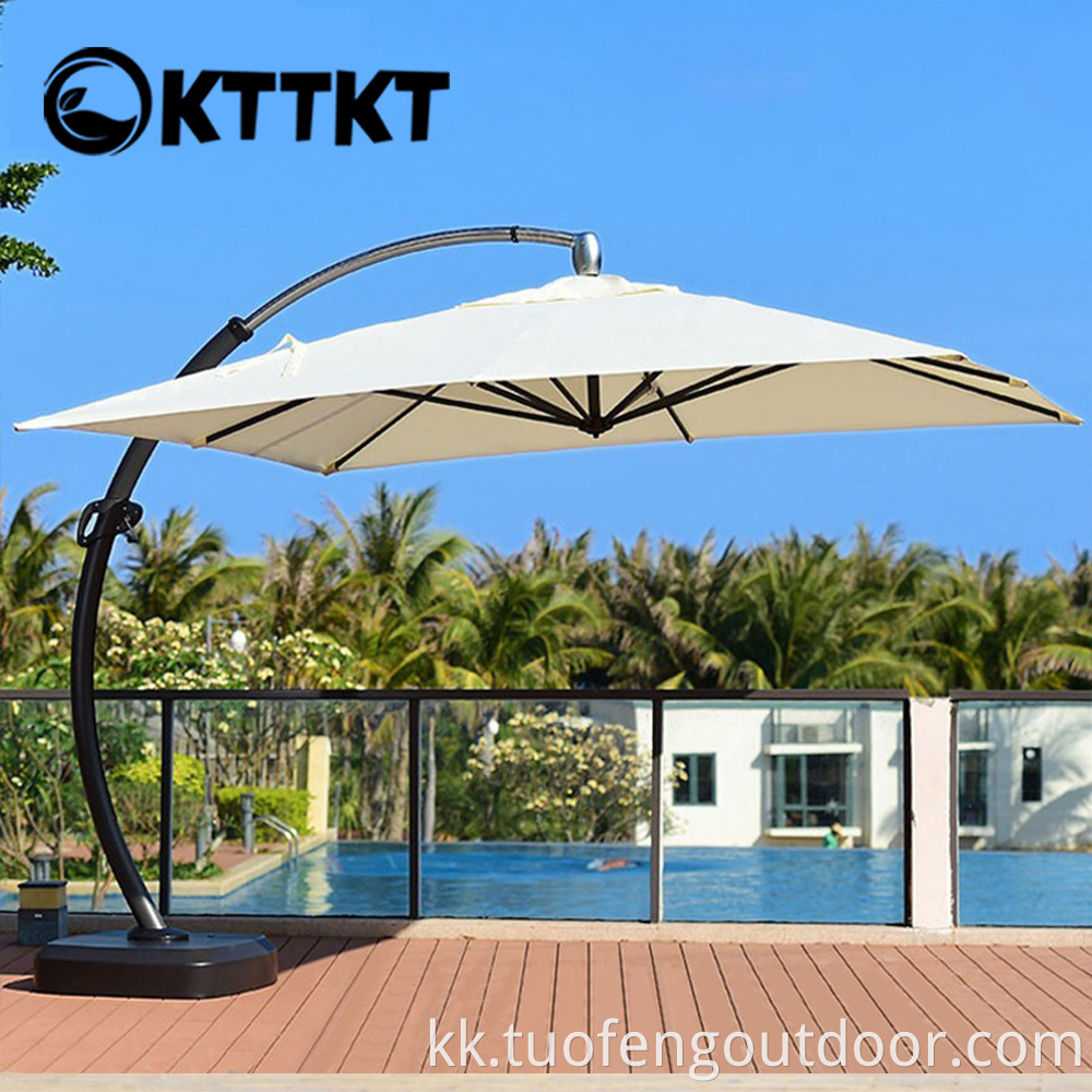 Сыртқы күн сәулесі Үлкен күн батқан қолшатыр Outdoor Sunshade Large Sun Umbrella Outdoor Garden Umbrella Roman Umbrella Large Outdoor Garden Villa Hanging Umbrella1 Jpg